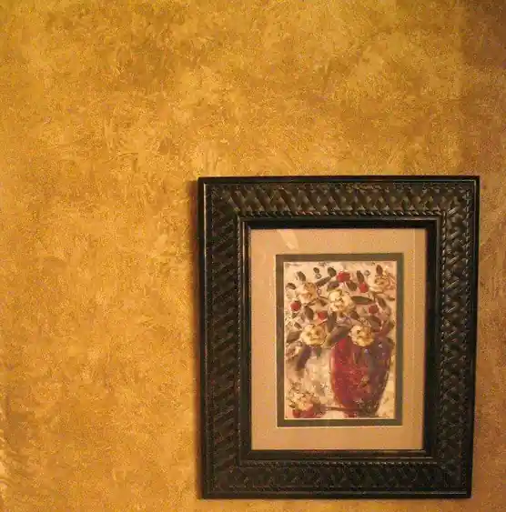 Ochre glaze: glazed finish, hallway, painted by Renaissance Revival Painting