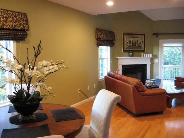 Gold living room: interior painting of a living room by Renaissance Revival Painting