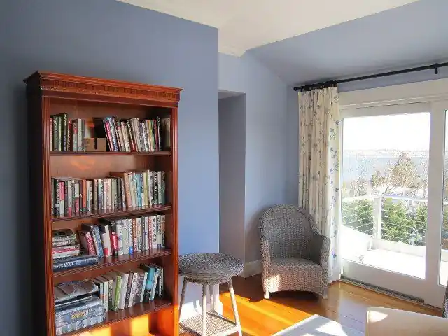 Lavender reading corner: interior painting by Renaissance Revival Painting
