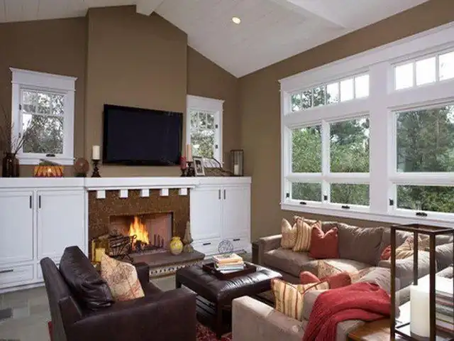 Family room: interior painting of a family room by Renaissance Revival Painting