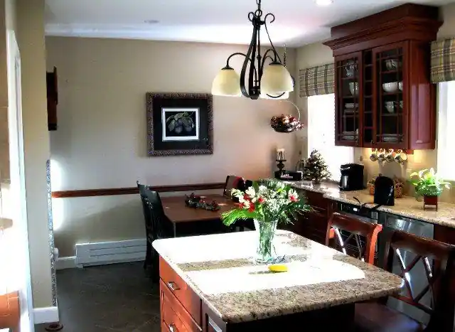 Kitchen and dining: interior painting of a kitchen by Renaissance Revival Painting